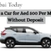 Car for AED 500 per Month