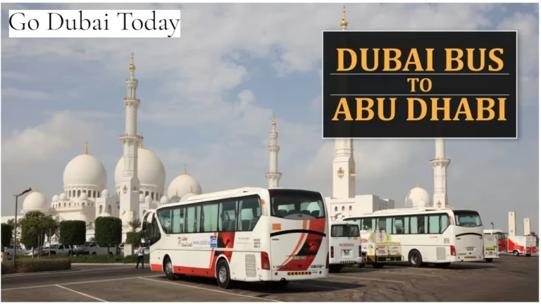 Abu Dhabi to Dubai Bus Timings