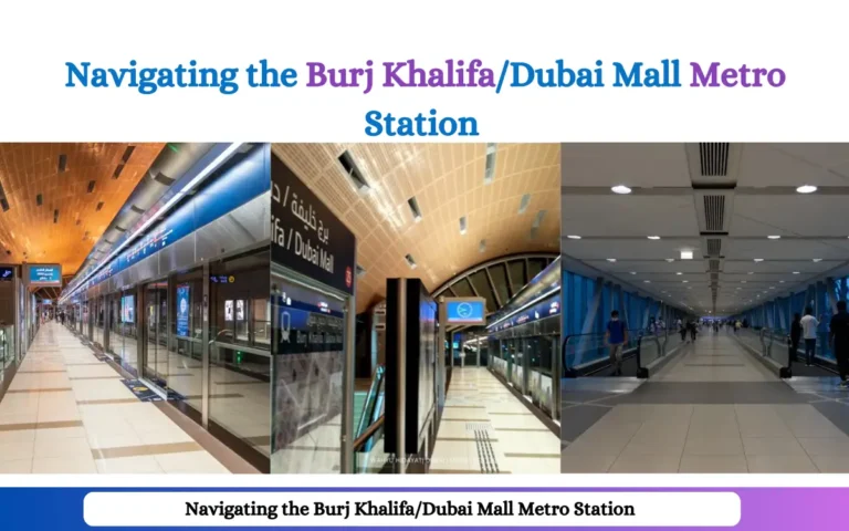 Burj Khalifa Dubai Mall metro station